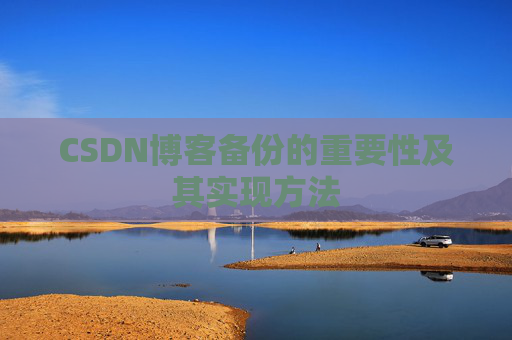 CSDN博客备份的重要性及其实现方法